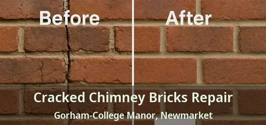 Cracked Chimney Bricks Repair Gorham-College Manor, Newmarket - ON