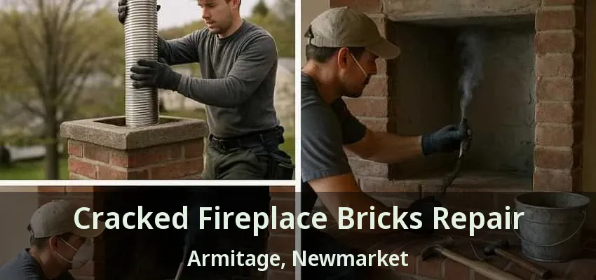 Cracked Fireplace Bricks Repair Armitage, Newmarket - ON