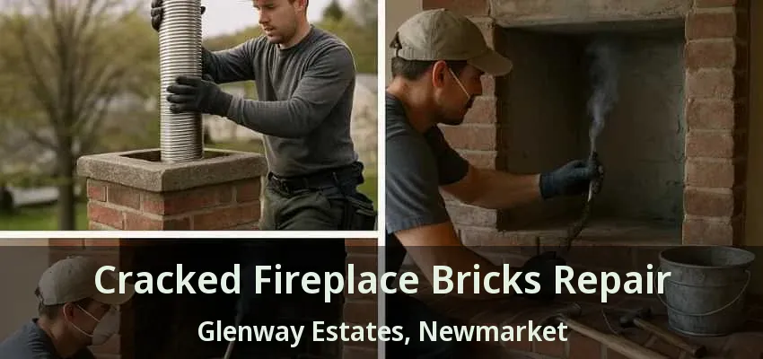 Cracked Fireplace Bricks Repair Glenway Estates, Newmarket - ON