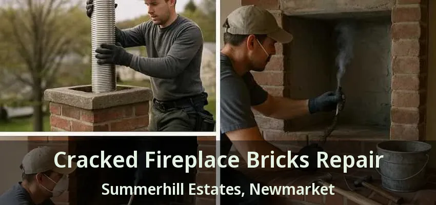 Cracked Fireplace Bricks Repair Summerhill Estates, Newmarket - ON